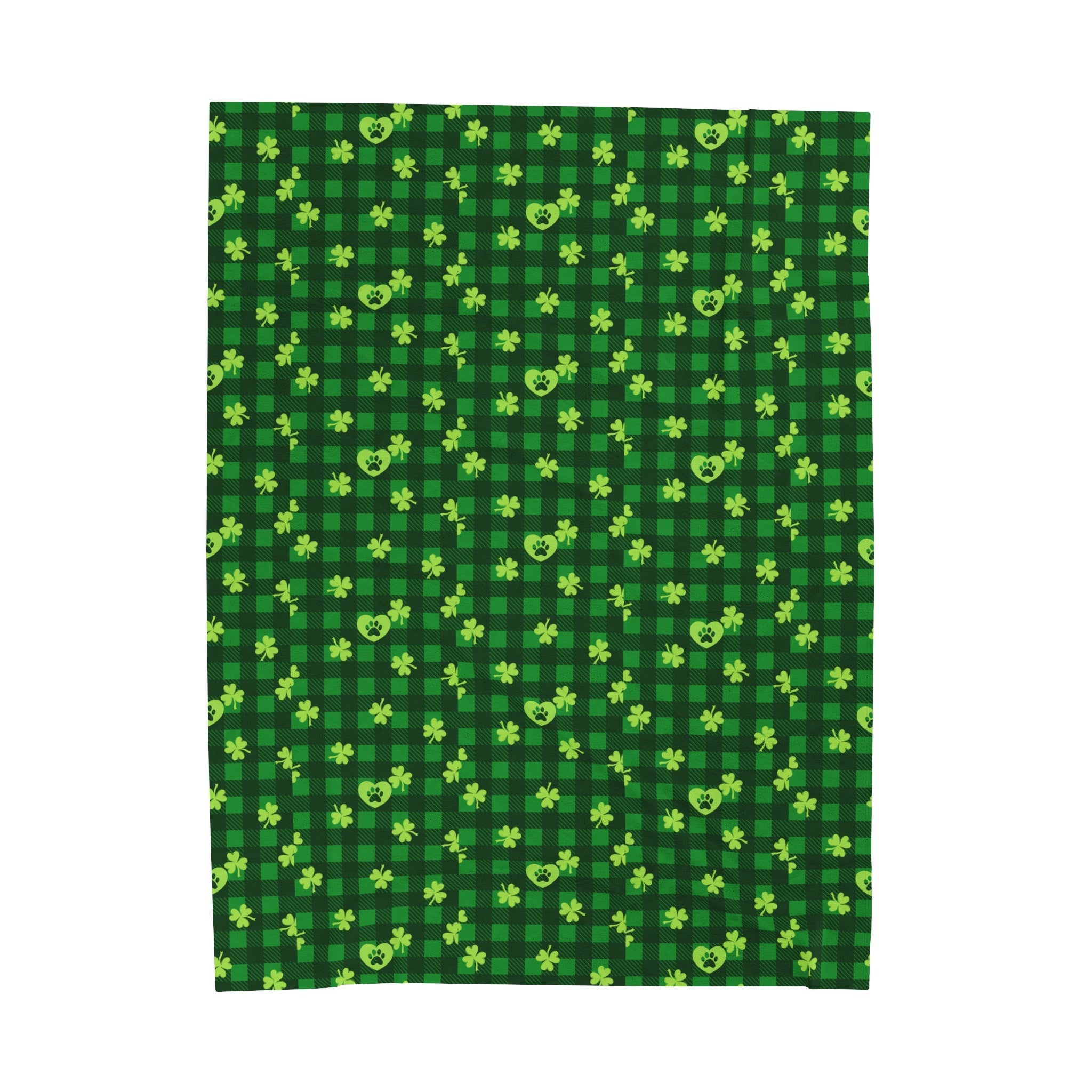 Shamrock Velveteen Plush Blanket - EpiAl's Shop