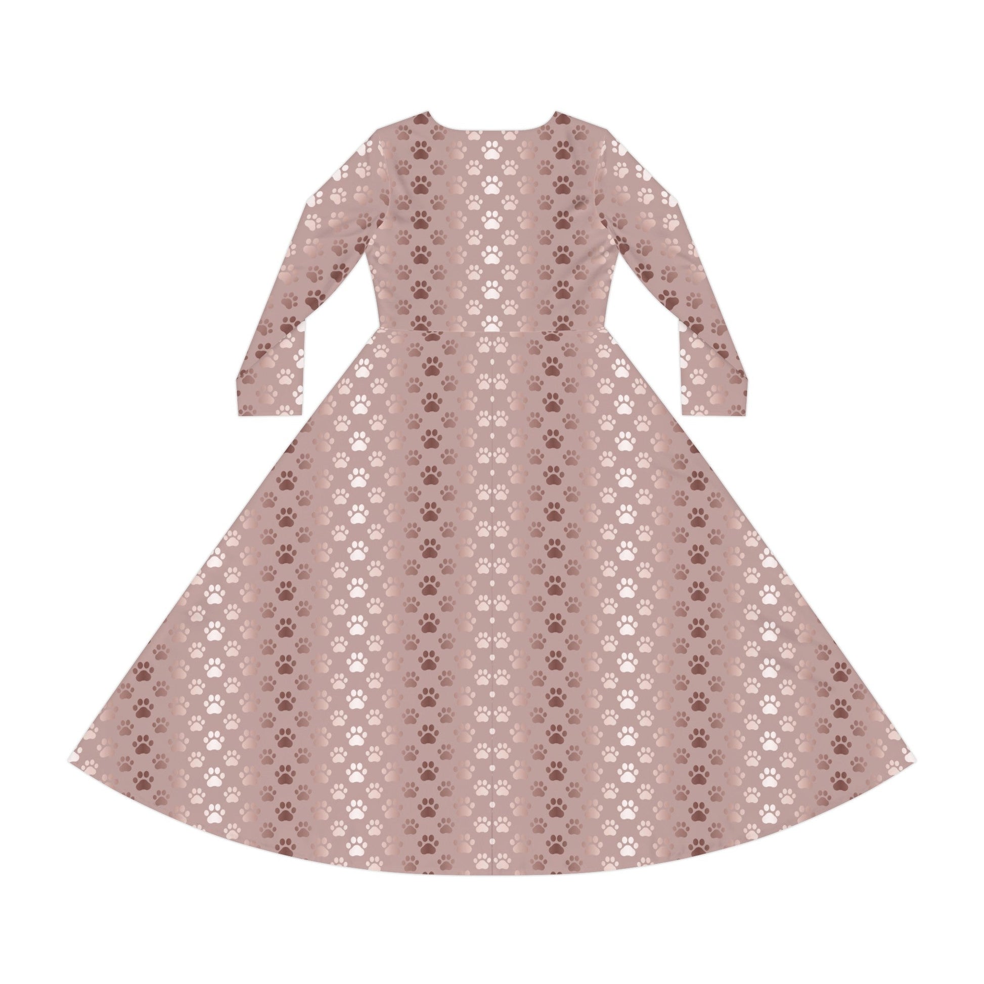 Shimmery Paws Long Sleeve Dance Dress - All Over Prints - Epileptic Al’s Shop