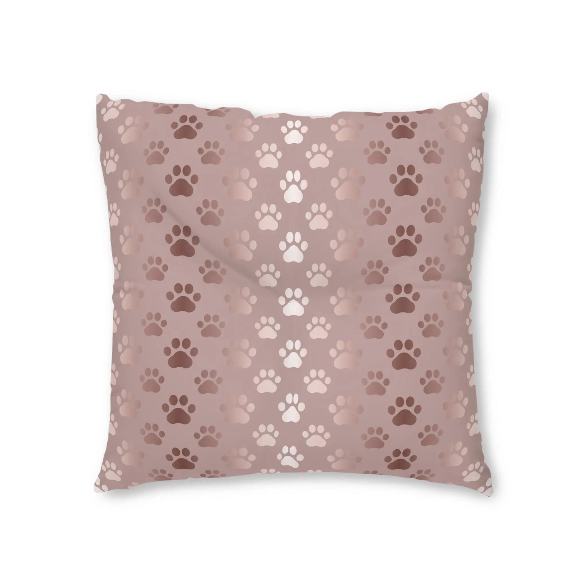 Shimmery Pet Paw Print Tufted Floor Pillow - Decor, Home, Pillows - EpiAl's Shop