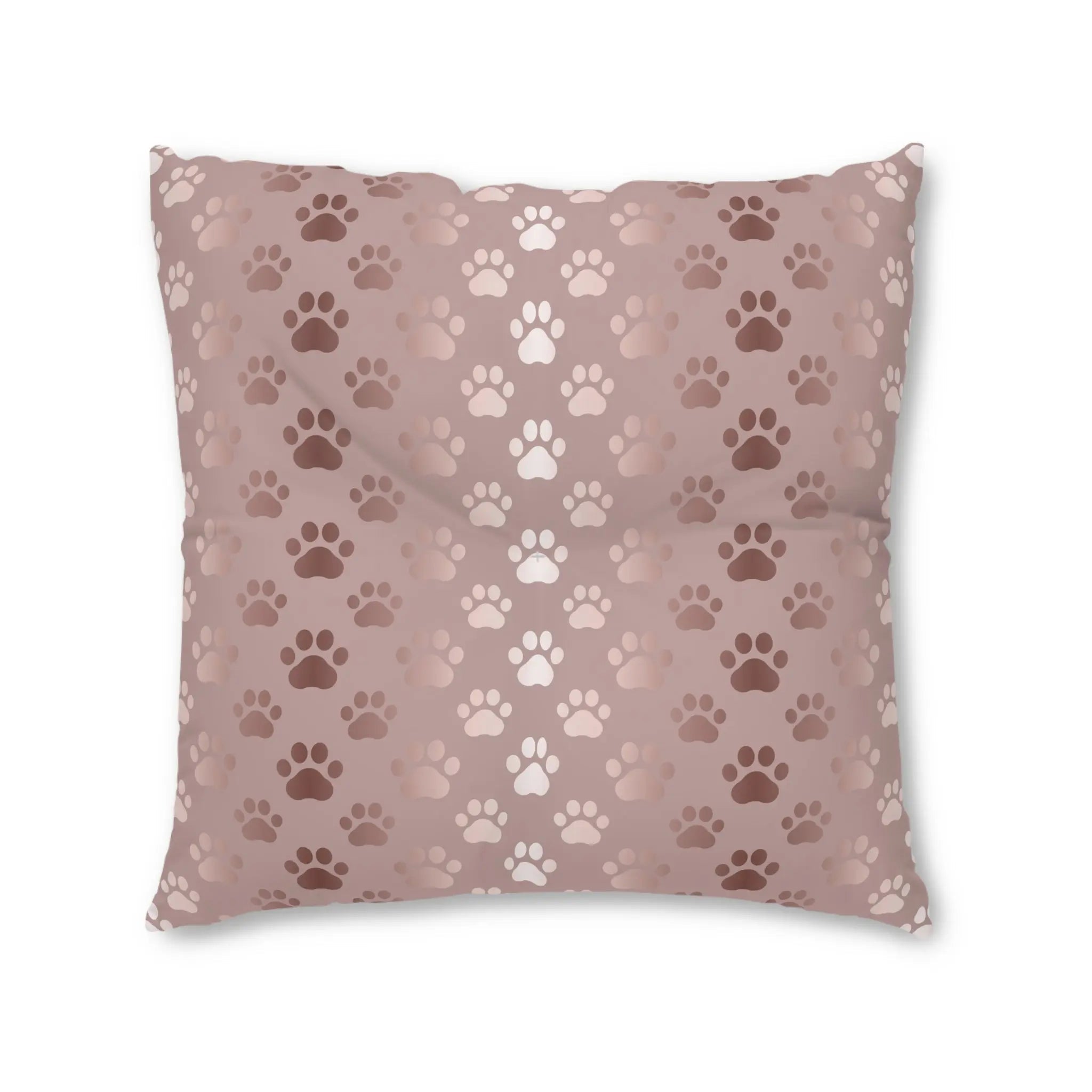 Shimmery Pet Paw Print Tufted Floor Pillow - Decor, Home, Pillows - EpiAl's Shop