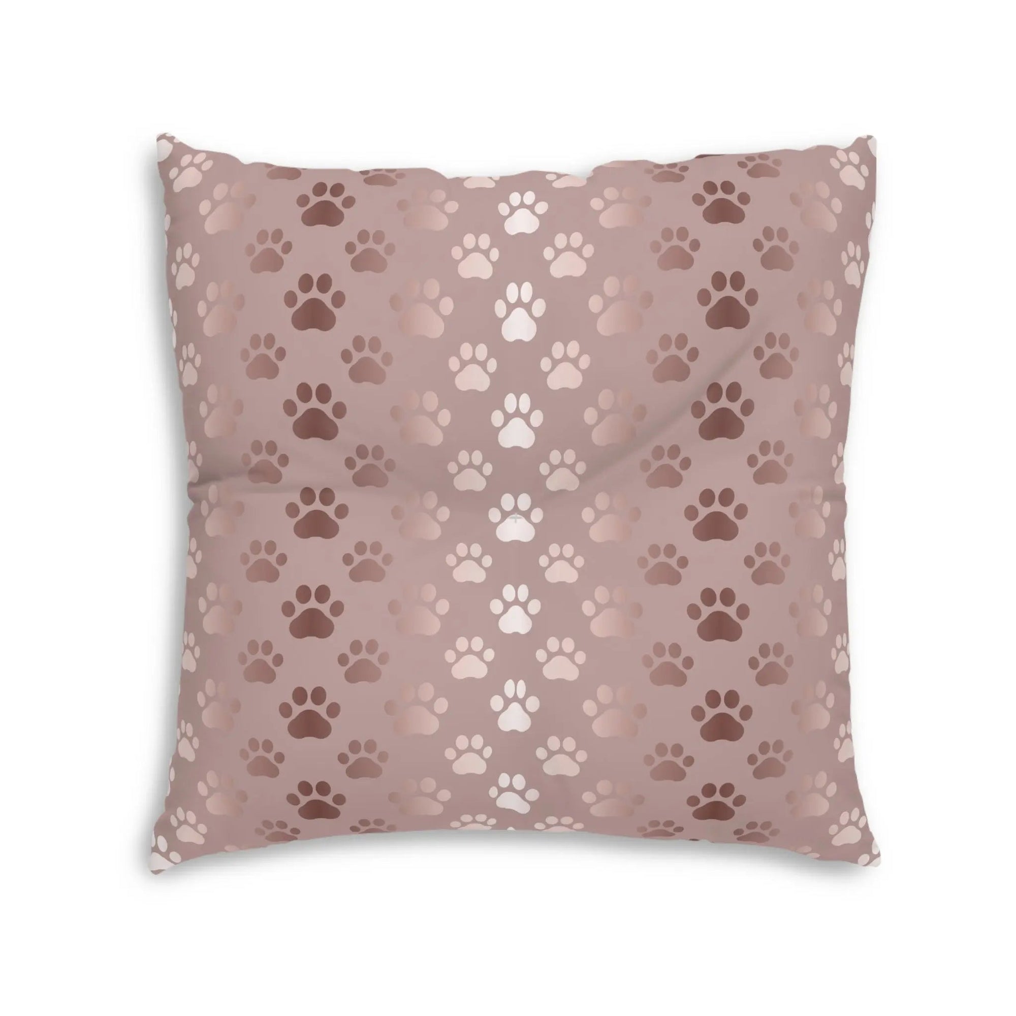 Shimmery Pet Paw Print Tufted Floor Pillow - Decor, Home, Pillows - EpiAl's Shop