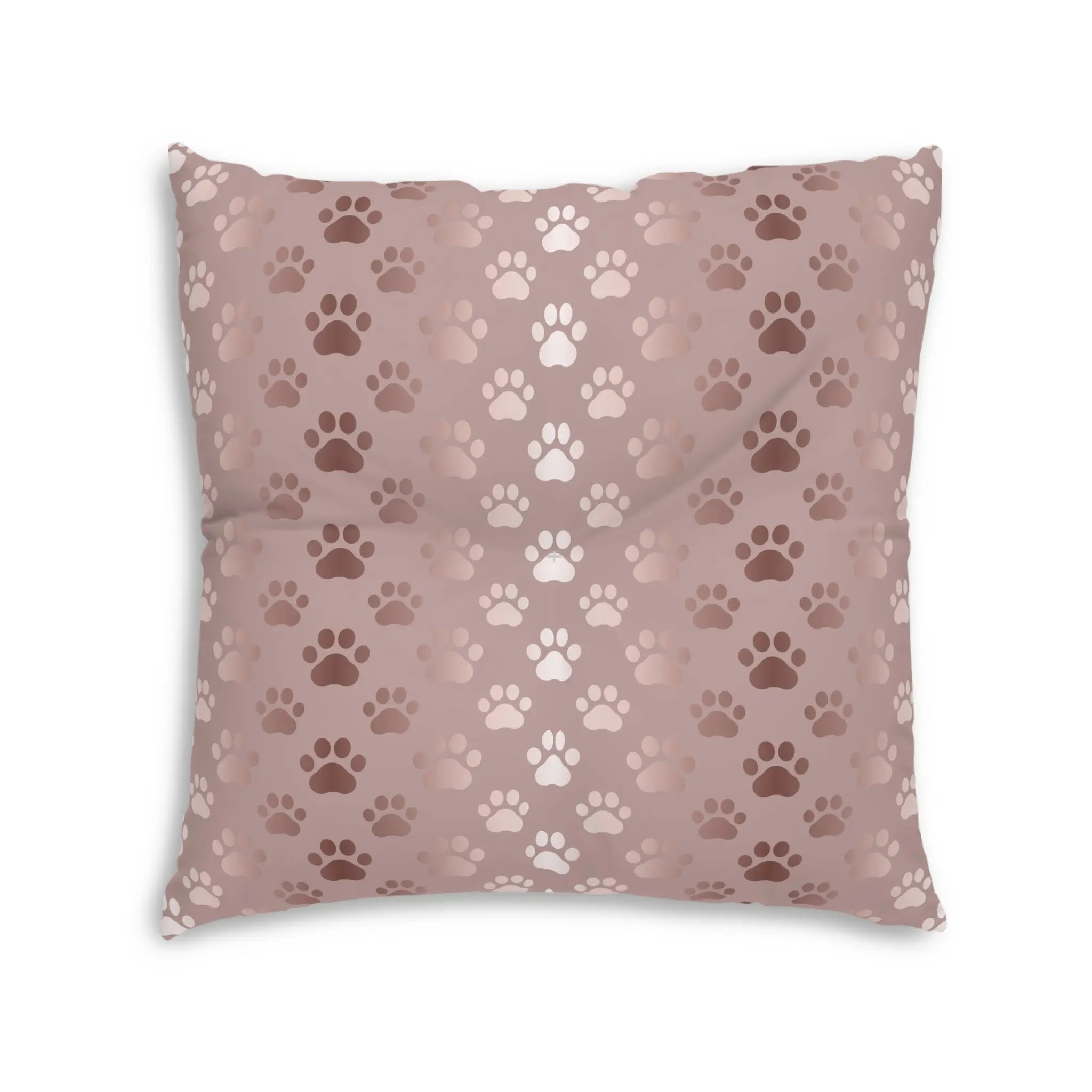 Shimmery Pet Paw Print Tufted Floor Pillow - Decor, Home, Pillows - EpiAl's Shop