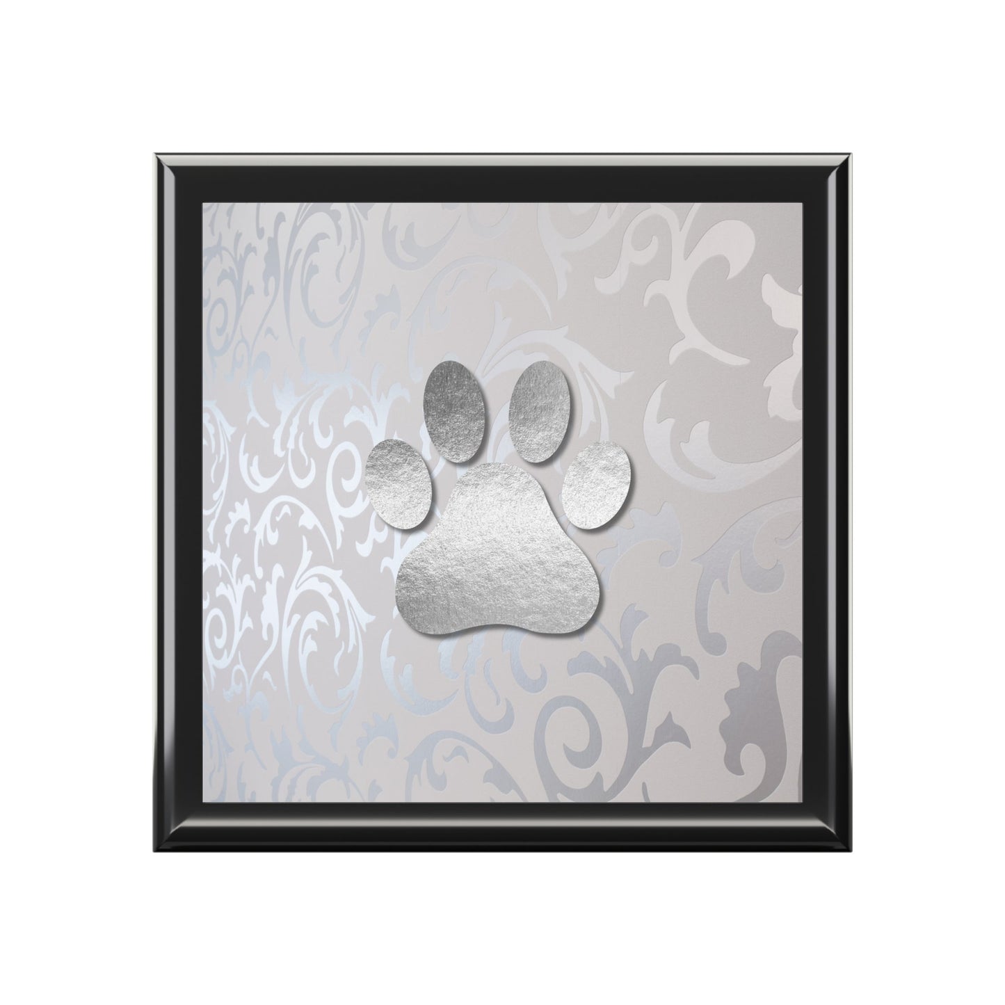 Shiny Silver Paw Jewelry Box - Home Decor - Epileptic Al’s Shop