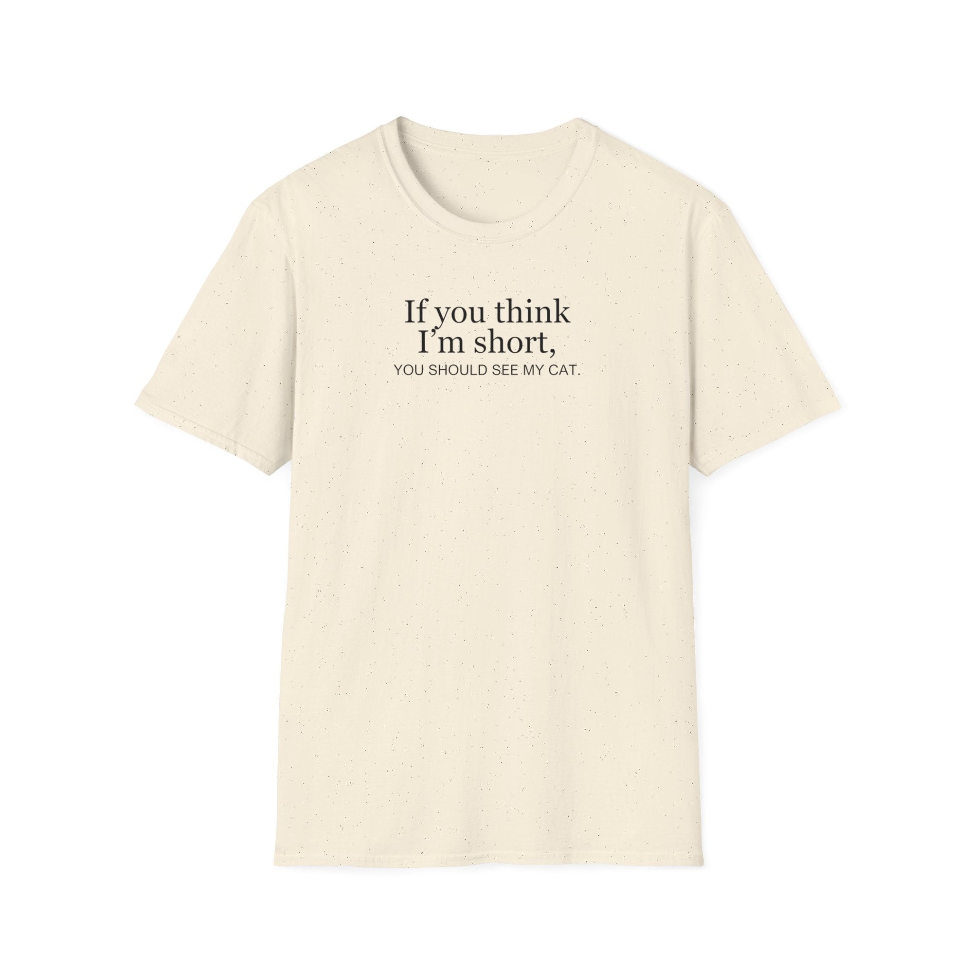 Short Cat Unisex Softstyle T - Shirt - T - Shirt - Epileptic Al’s Shop