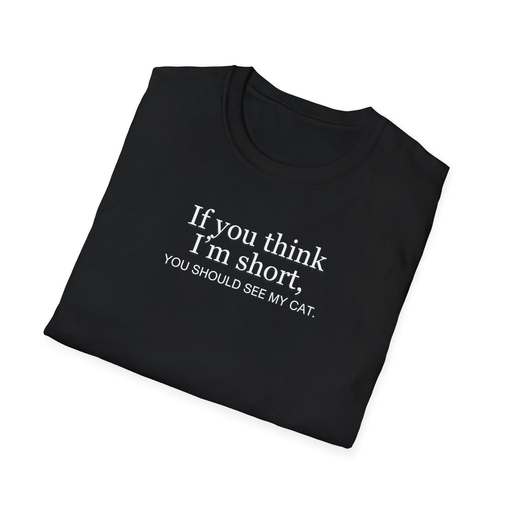 Short Cat Unisex Softstyle T - Shirt - T - Shirt - Epileptic Al’s Shop