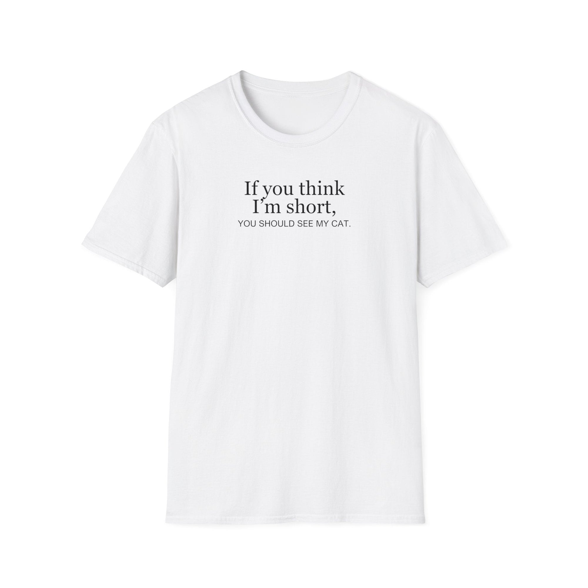 Short Cat Unisex Softstyle T - Shirt - T - Shirt - Epileptic Al’s Shop