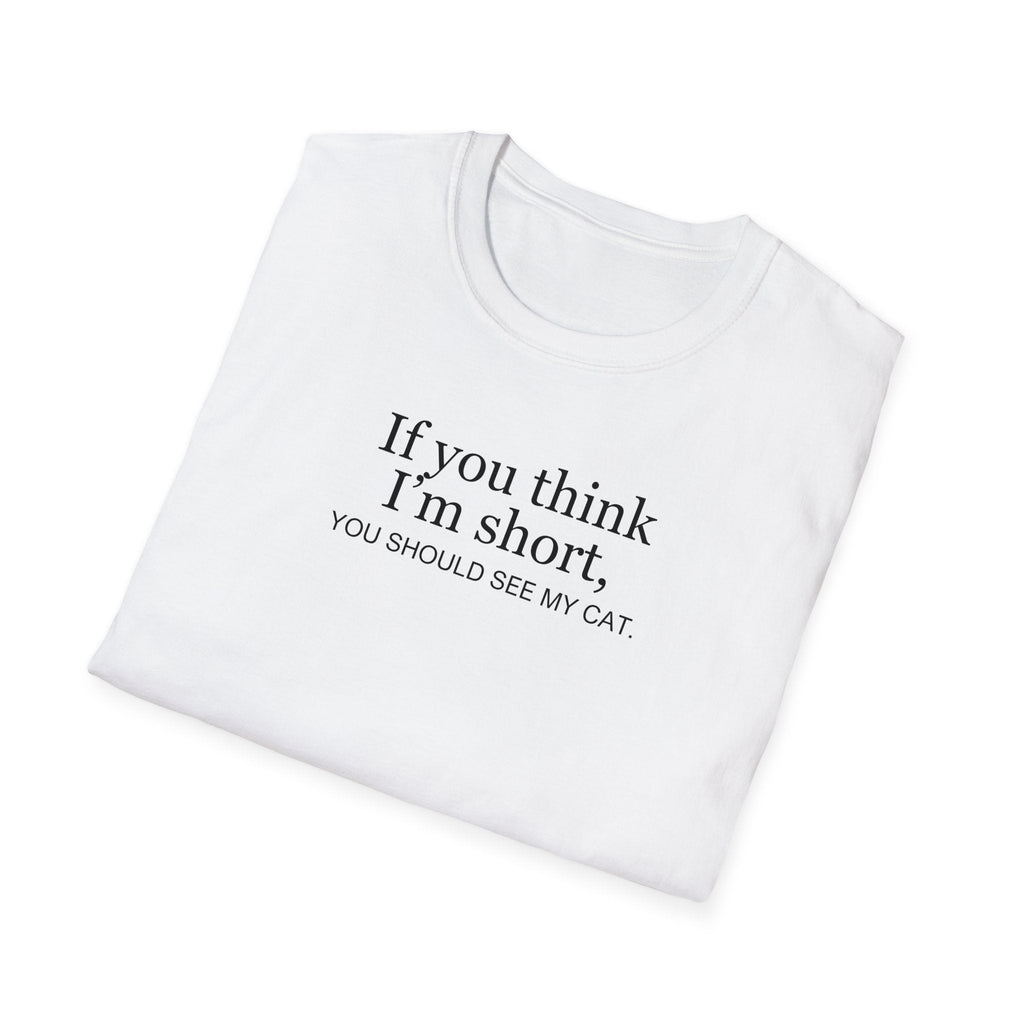 Short Cat Unisex Softstyle T - Shirt - T - Shirt - Epileptic Al’s Shop