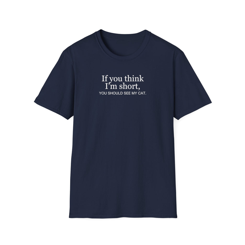 Short Cat Unisex Softstyle T - Shirt - T - Shirt - Epileptic Al’s Shop