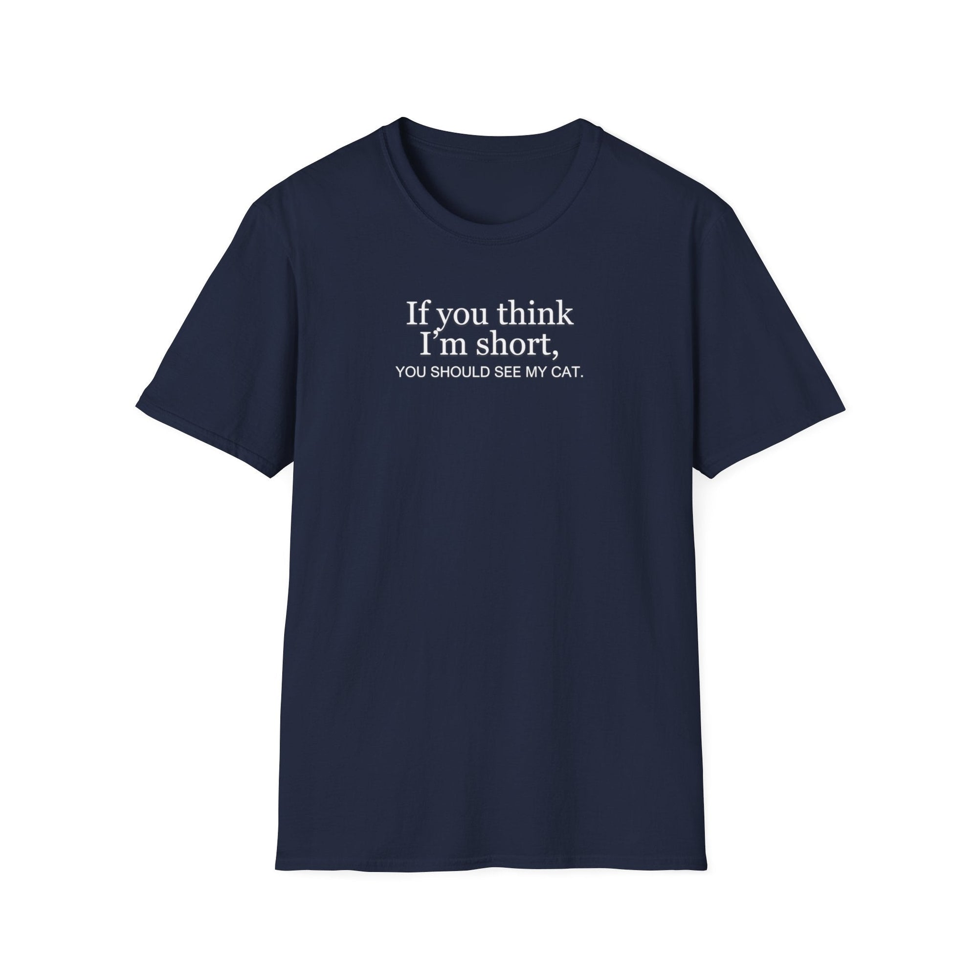 Short Cat Unisex Softstyle T - Shirt - T - Shirt - Epileptic Al’s Shop