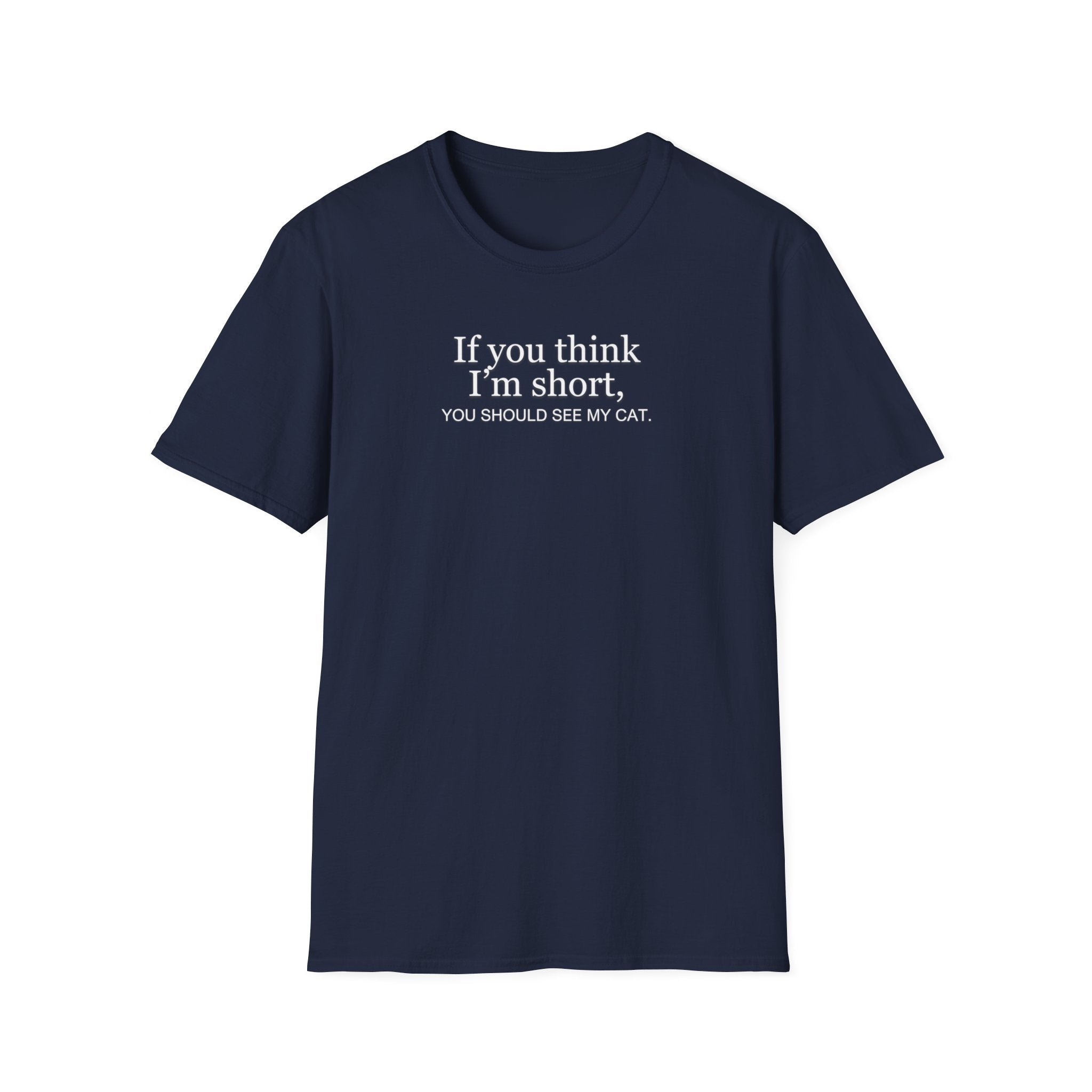 Short Cat Unisex Softstyle T - Shirt - T - Shirt - Epileptic Al’s Shop