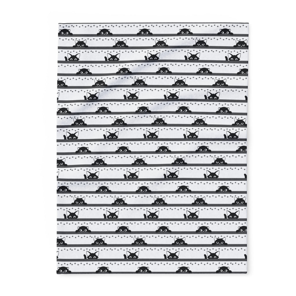 Shy Kitties Arctic Fleece Blanket - Home Decor - Epileptic Al’s Shop