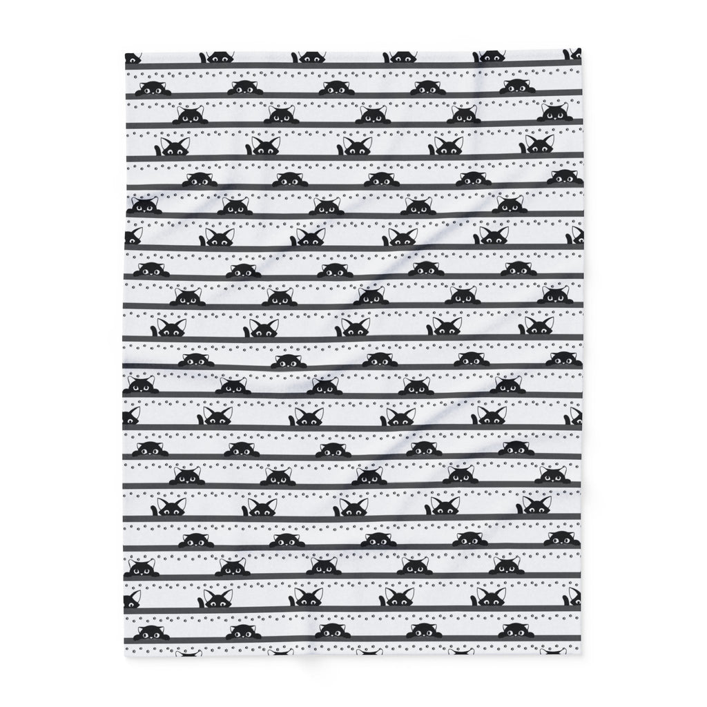 Shy Kitties Arctic Fleece Blanket - Home Decor - Epileptic Al’s Shop