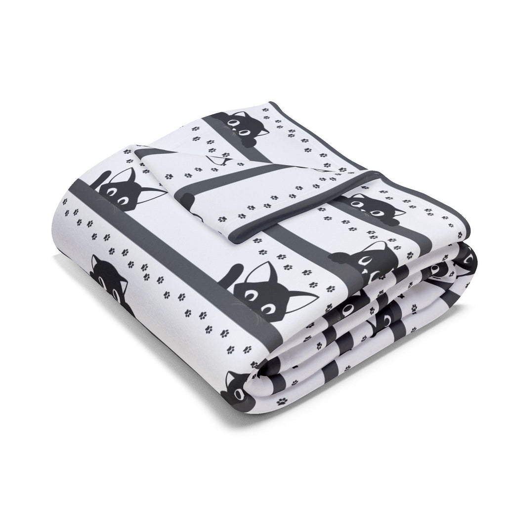 Shy Kitties Arctic Fleece Blanket - Home Decor - Epileptic Al’s Shop
