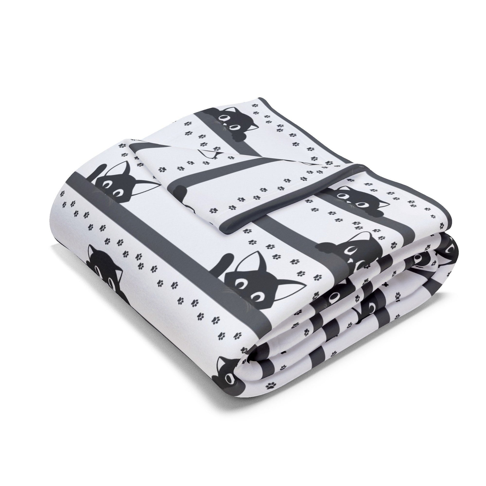 Shy Kitties Arctic Fleece Blanket - Home Decor - Epileptic Al’s Shop