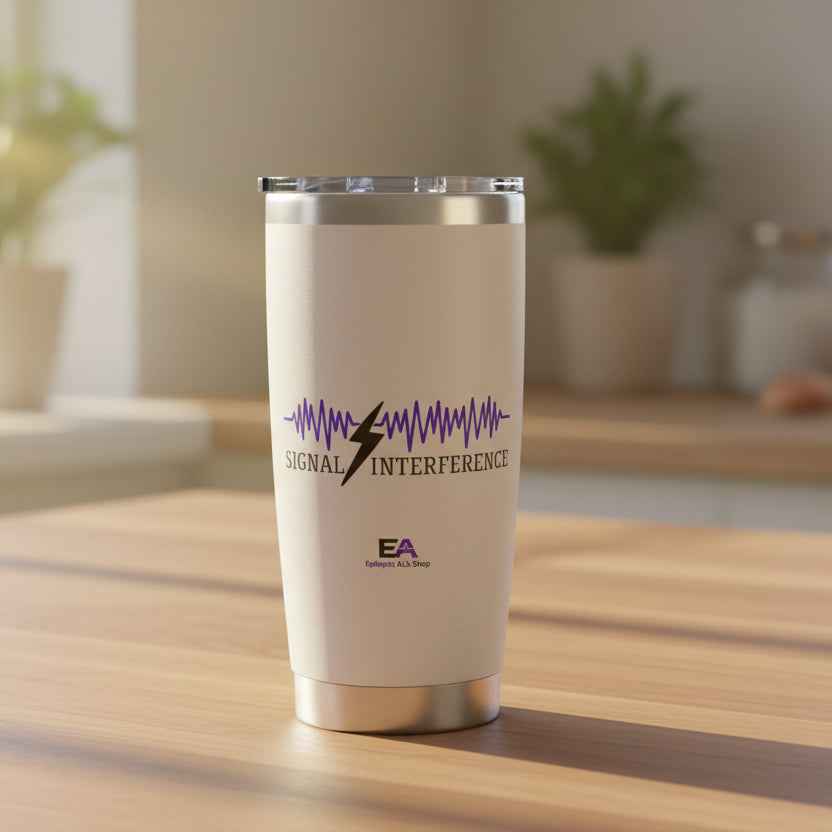 Signal Interference 20oz Tumbler — Steady, Even When It’s Not - Drinkware, Tumblers & Travel Mugs - EpiAl's Shop