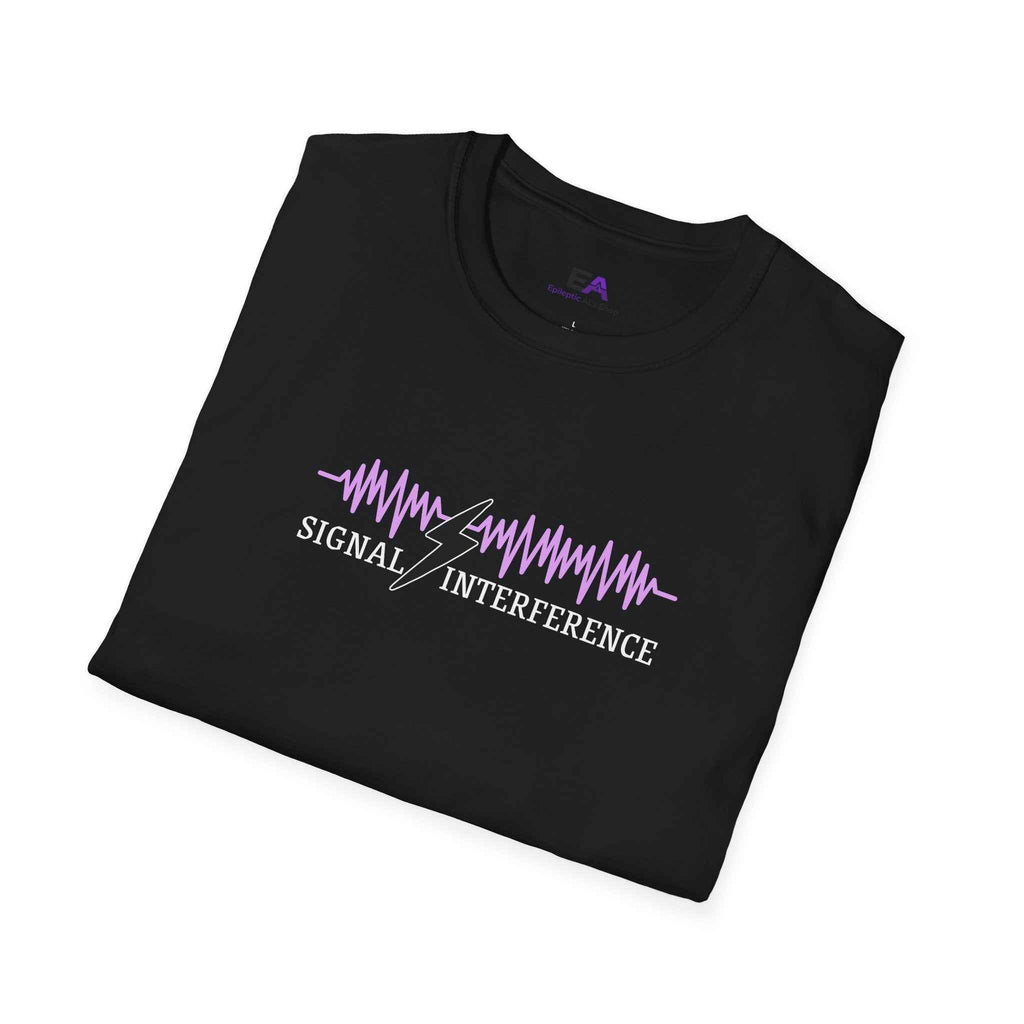 Signal Interference Tee — Quiet Static, Visible Spark - Clothing, Women, T-Shirts - EpiAl's Shop