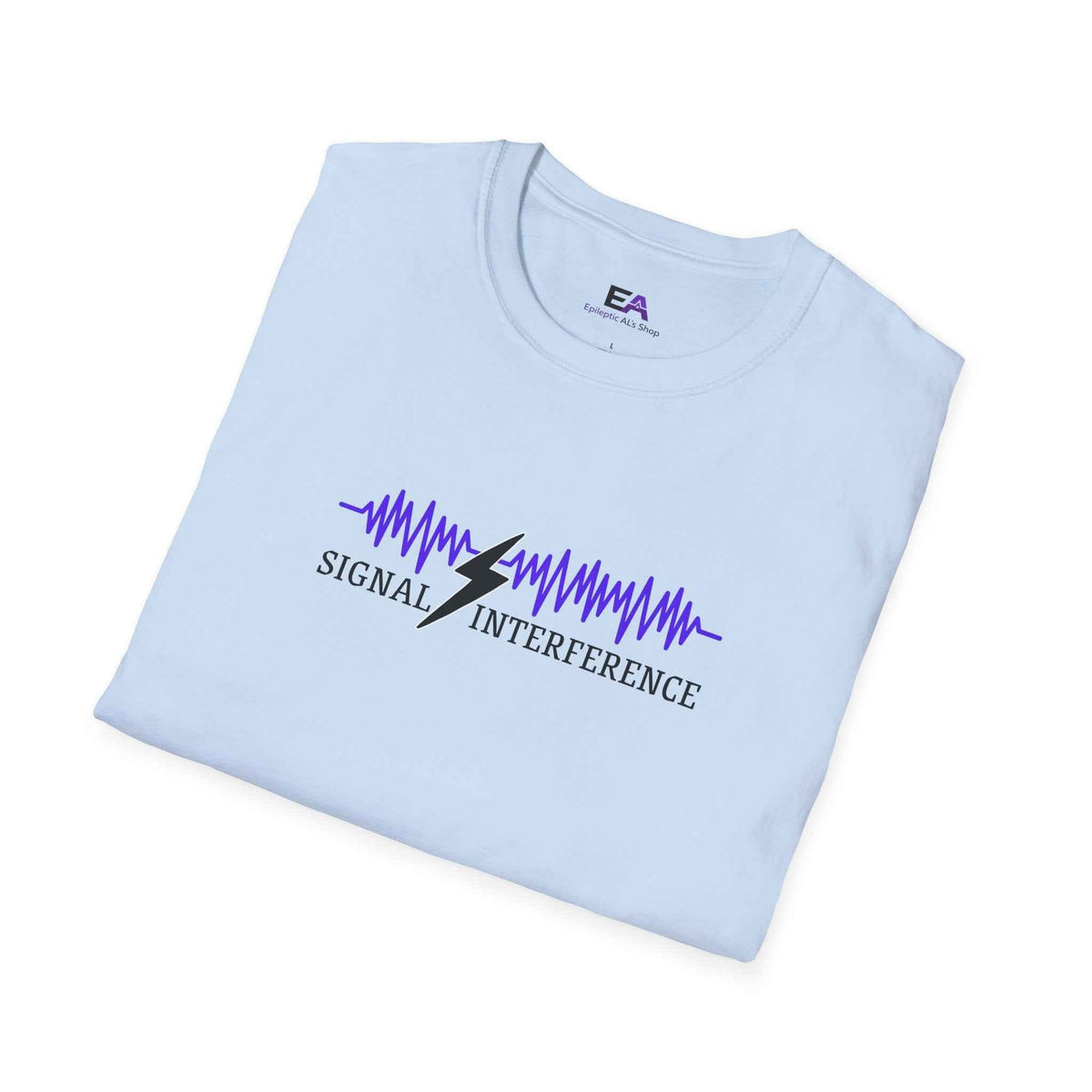 Signal Interference Tee — Quiet Static, Visible Spark - Clothing, Women, T-Shirts - EpiAl's Shop