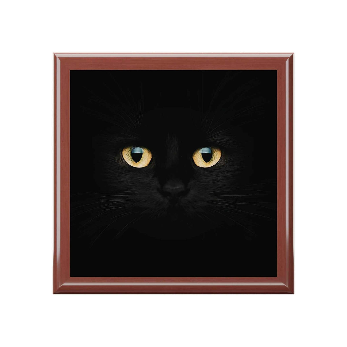 Silent Supervision Black Cat Jewelry Box | Mysterious Cat Keepsake Box - Decor, Jewelry Boxes - EpiAl's Shop