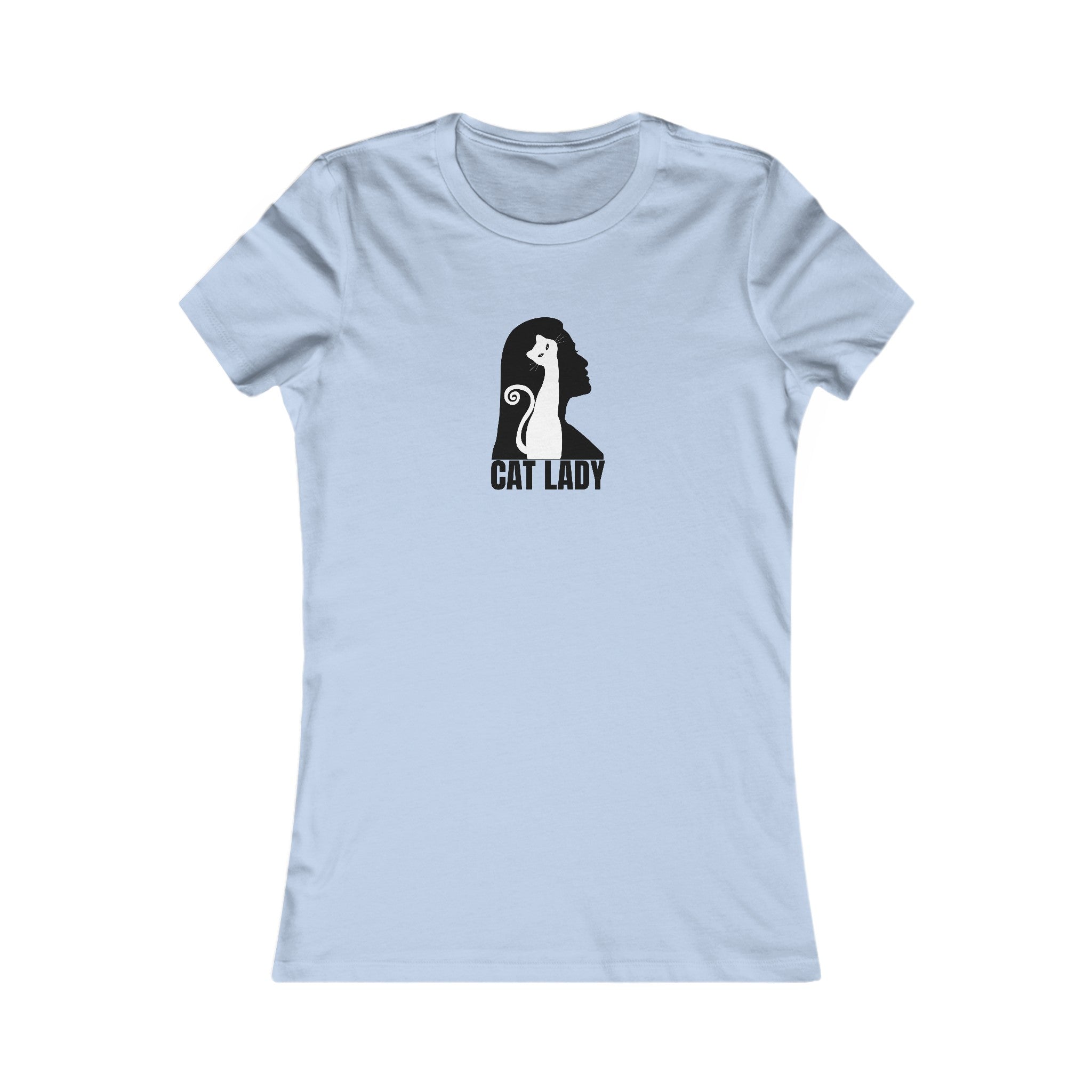 Silhouette Cat Lady Women's Favorite Tee - EpiAl's Shop