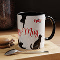 Silhouette Cat Lovers Accent Mug - Drinkware, Coffee Mugs - EpiAl's Shop