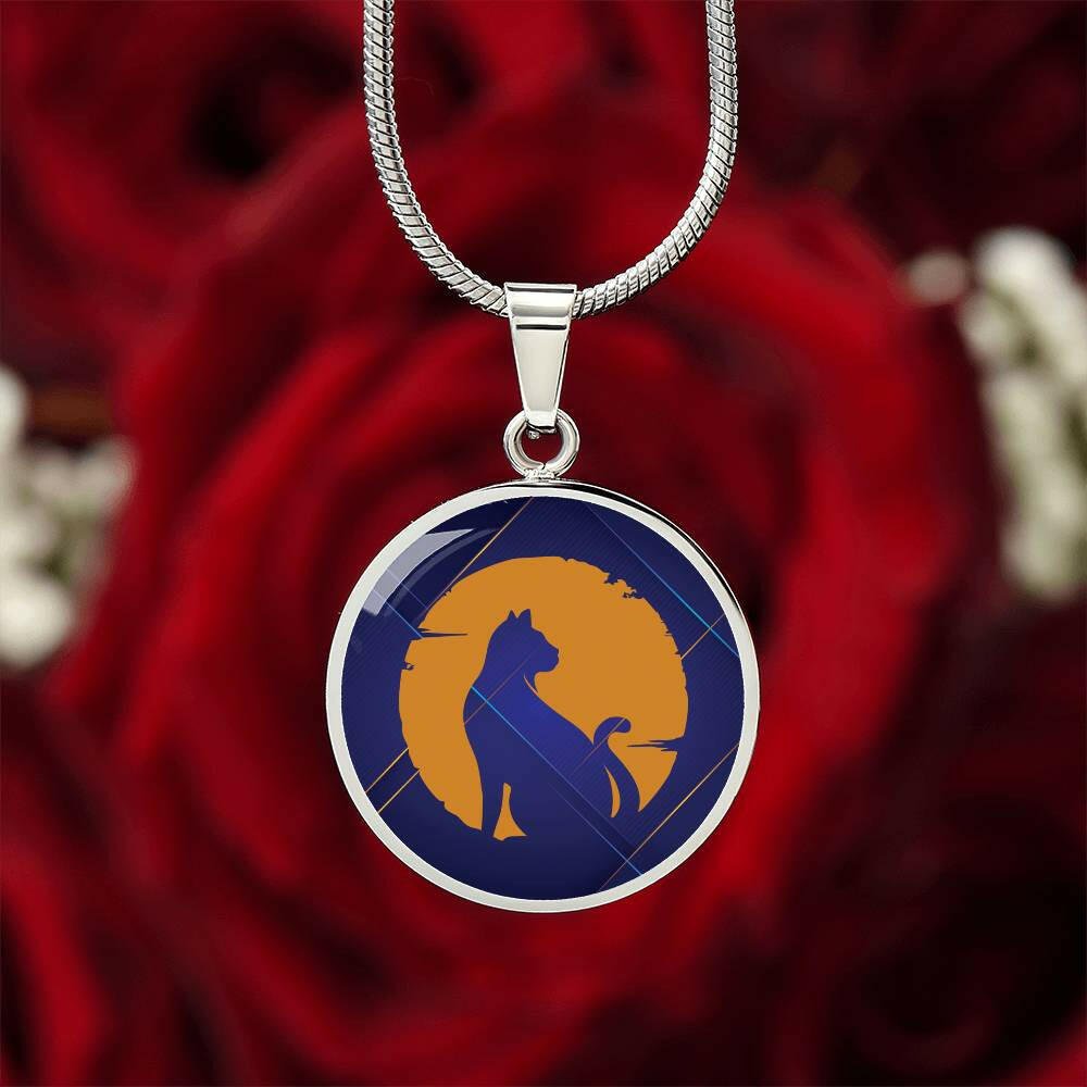 Silhouette Cat Necklace - Jewelry - Epileptic Al’s Shop