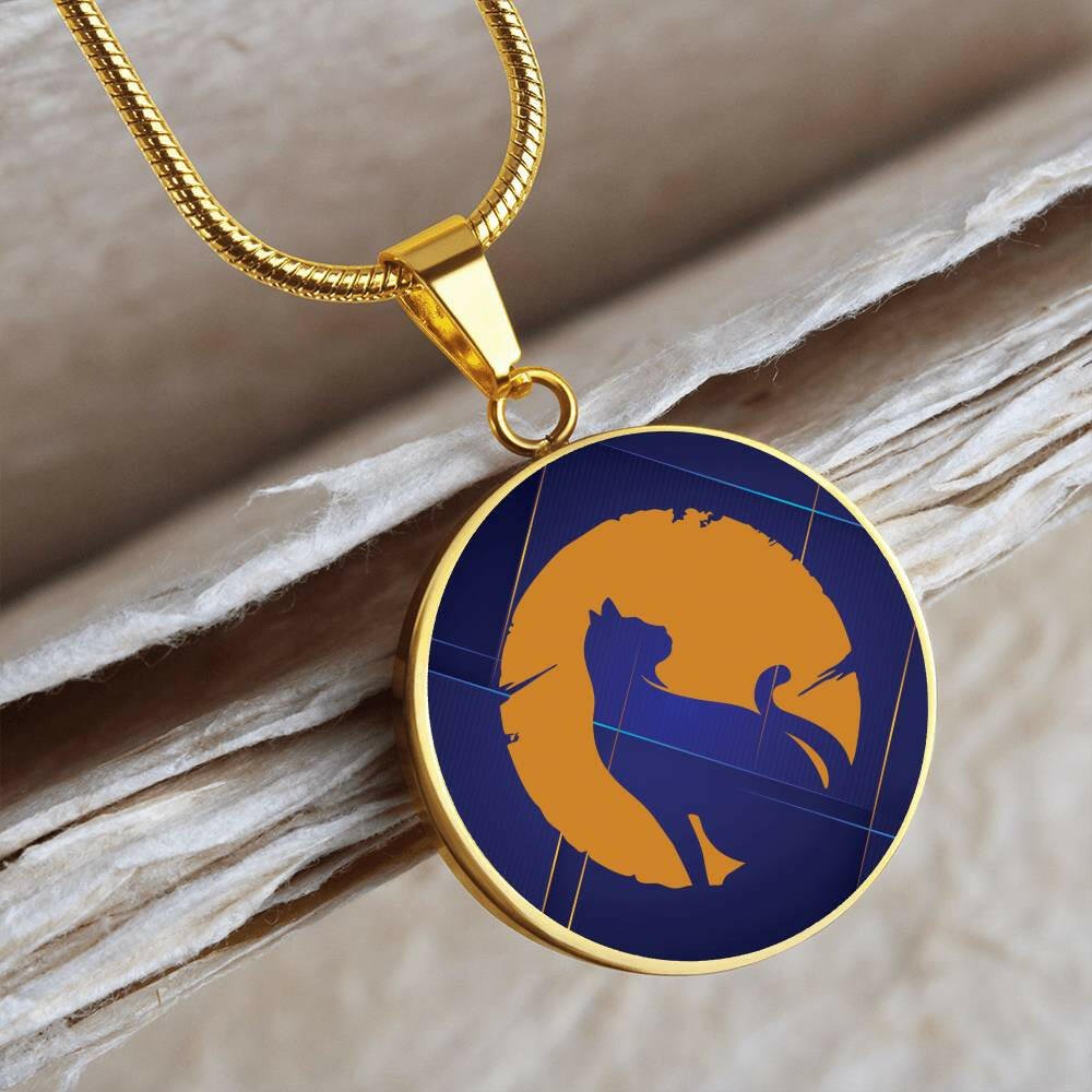 Silhouette Cat Necklace - Jewelry - Epileptic Al’s Shop