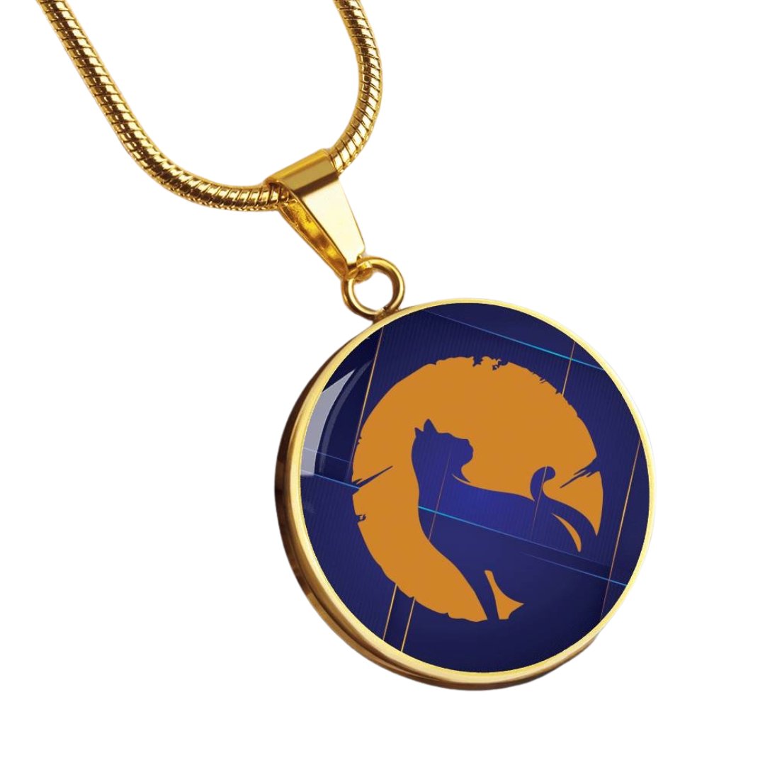 Silhouette Cat Necklace - Jewelry - Epileptic Al’s Shop