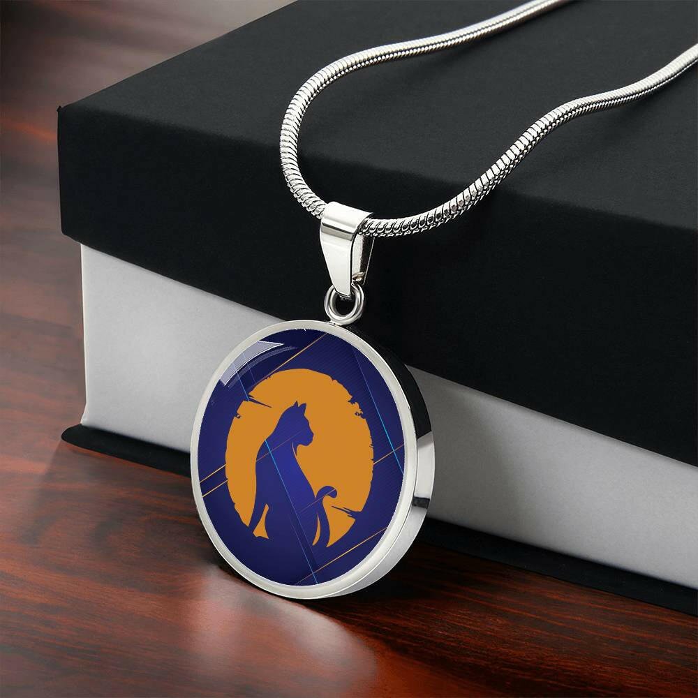 Silhouette Cat Necklace - Jewelry - Epileptic Al’s Shop