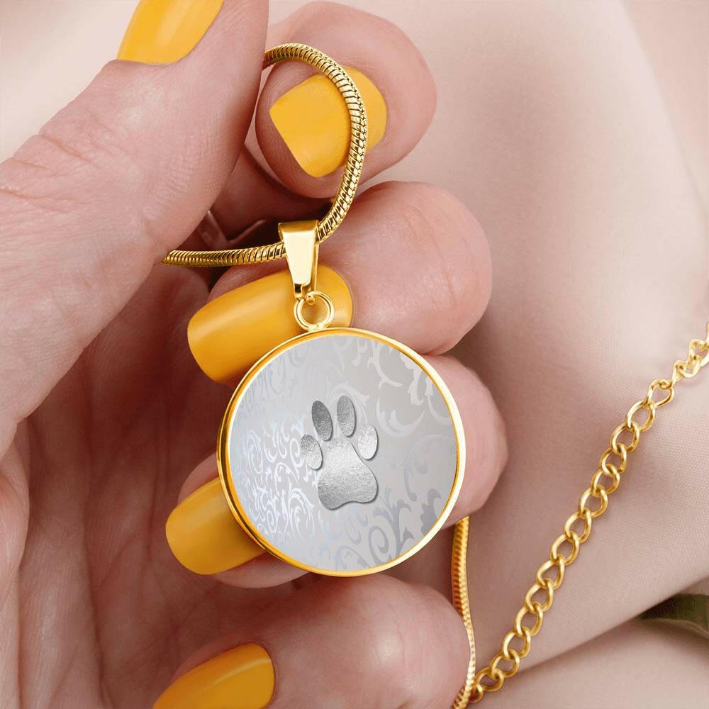 Silver Paw Necklace - Jewelry - Epileptic Al’s Shop