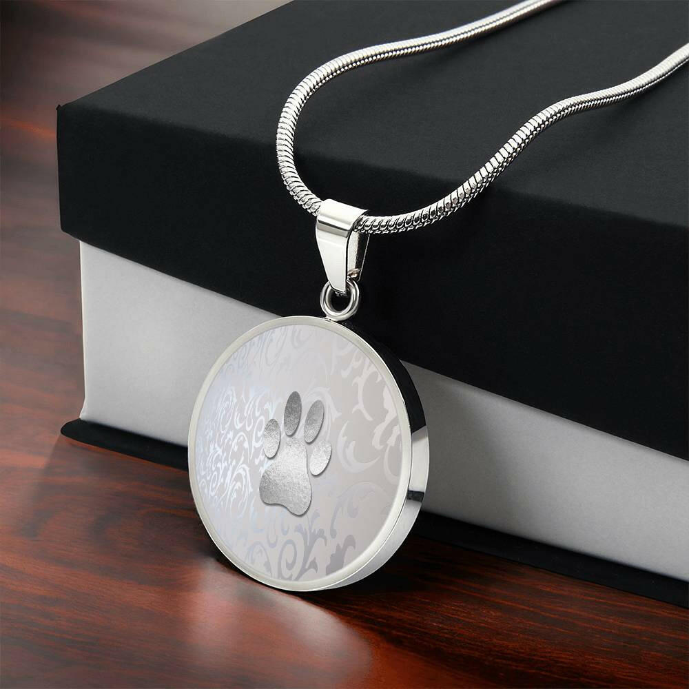 Silver Paw Necklace - Jewelry - Epileptic Al’s Shop