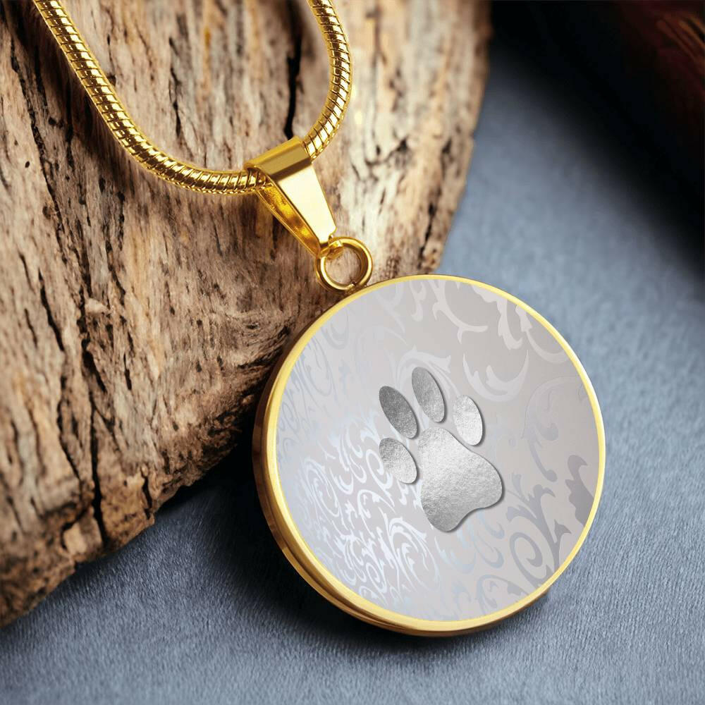 Silver Paw Necklace - Jewelry - Epileptic Al’s Shop