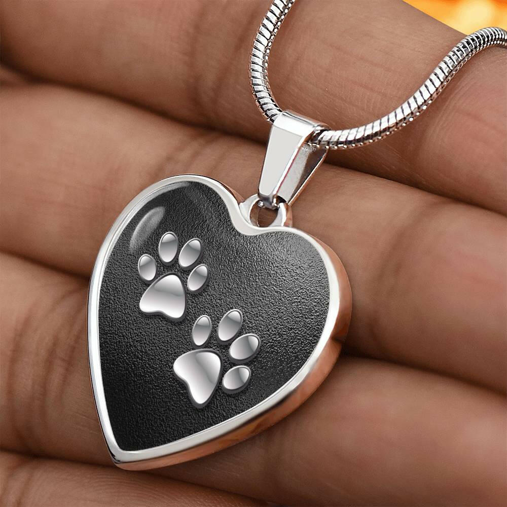 Silver Paws Necklace - Jewelry - Epileptic Al’s Shop