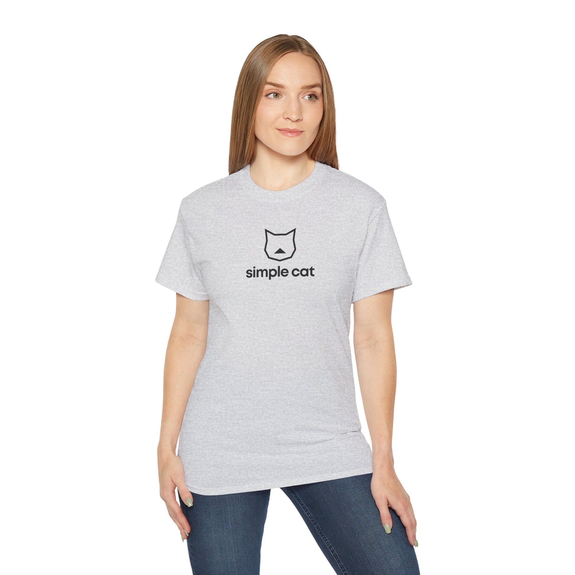 Simple Cat Unisex Ultra Cotton Tee - T - Shirt - Epileptic Al’s Shop