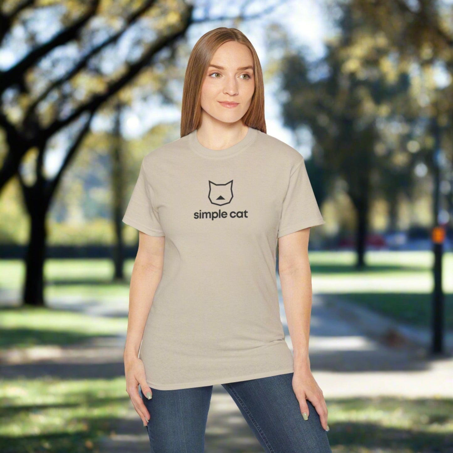 Simple Cat Unisex Ultra Cotton Tee - T - Shirt - Epileptic Al’s Shop