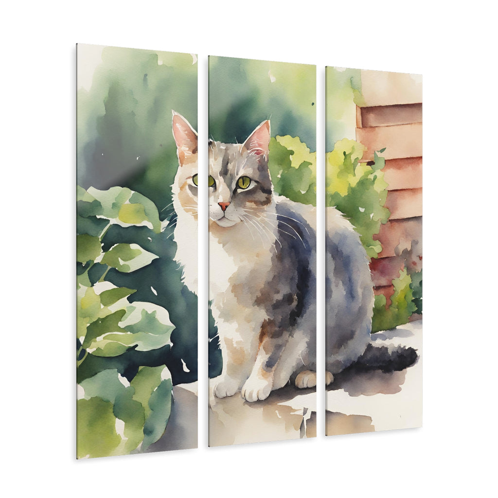 Sitty Kitty Acrylic Prints (Triptych) - Home Decor - Epileptic Al’s Shop