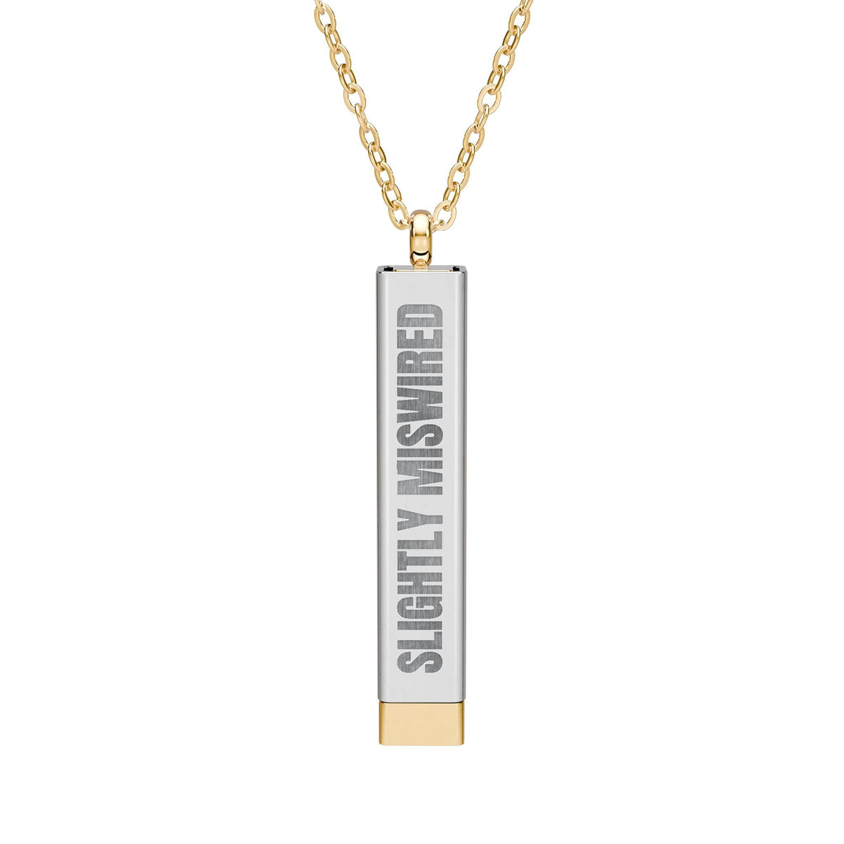 Slightly Miswired, Still Fabulous Hidden Message Sliding Bar Necklace - Jewelry, Necklaces - EpiAl's Shop