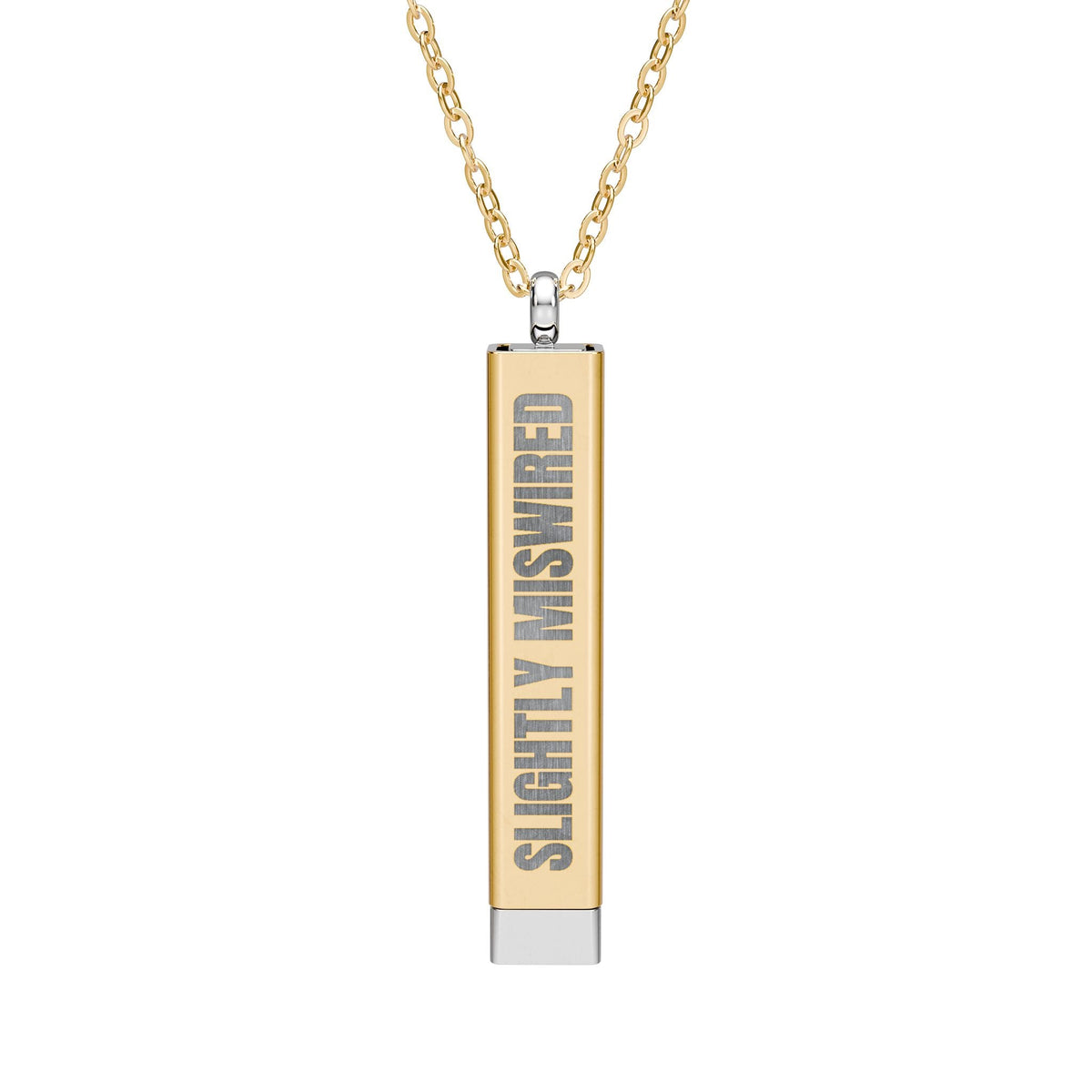 Slightly Miswired, Still Fabulous Hidden Message Sliding Bar Necklace - Jewelry, Necklaces - EpiAl's Shop