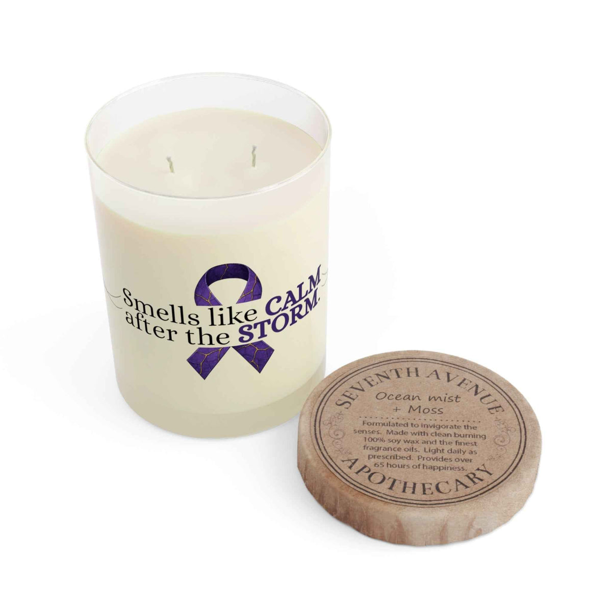 Smells Like Calm After the Storm Soy Candle (11oz) - Decor, Candles, Scented - EpiAl's Shop