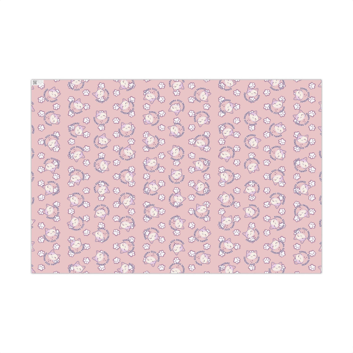 Smiling Cat Pattern Gift Wrap | All-Purpose Wrapping Paper - Gift Wrap, Paper - EpiAl's Shop