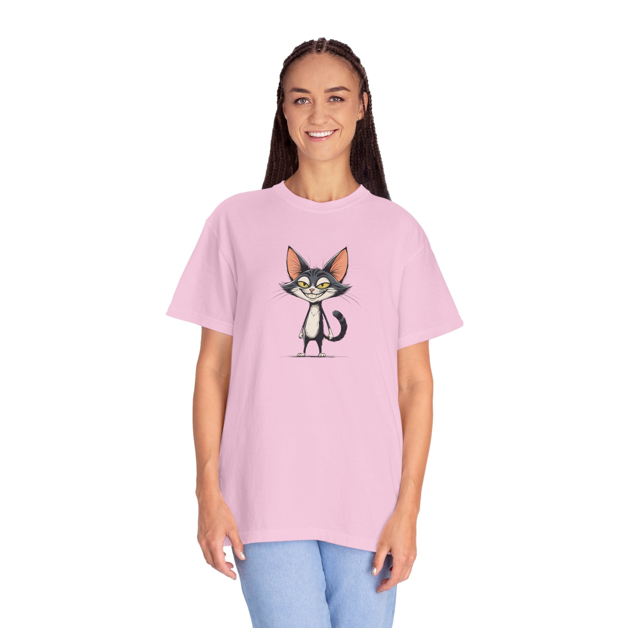 Smiling Cat Unisex T-Shirt | Funny Cat Tee - Clothing, T-shirts - EpiAl's Shop