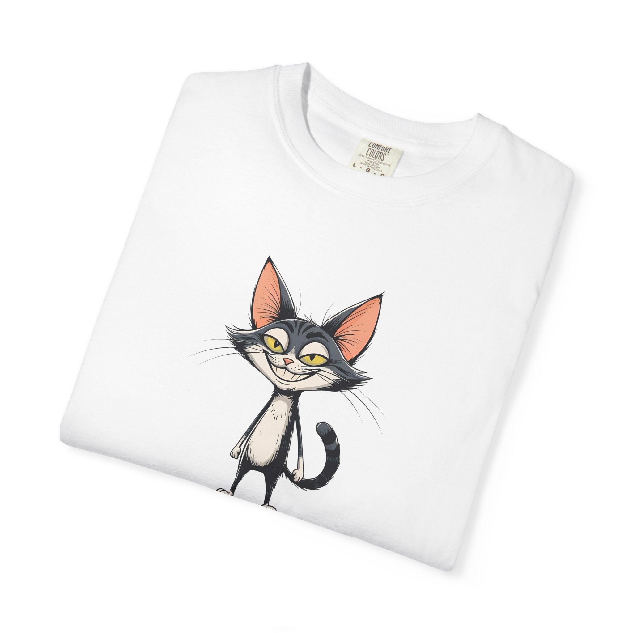 Smiling Cat Unisex T-Shirt | Funny Cat Tee - Clothing, T-shirts - EpiAl's Shop