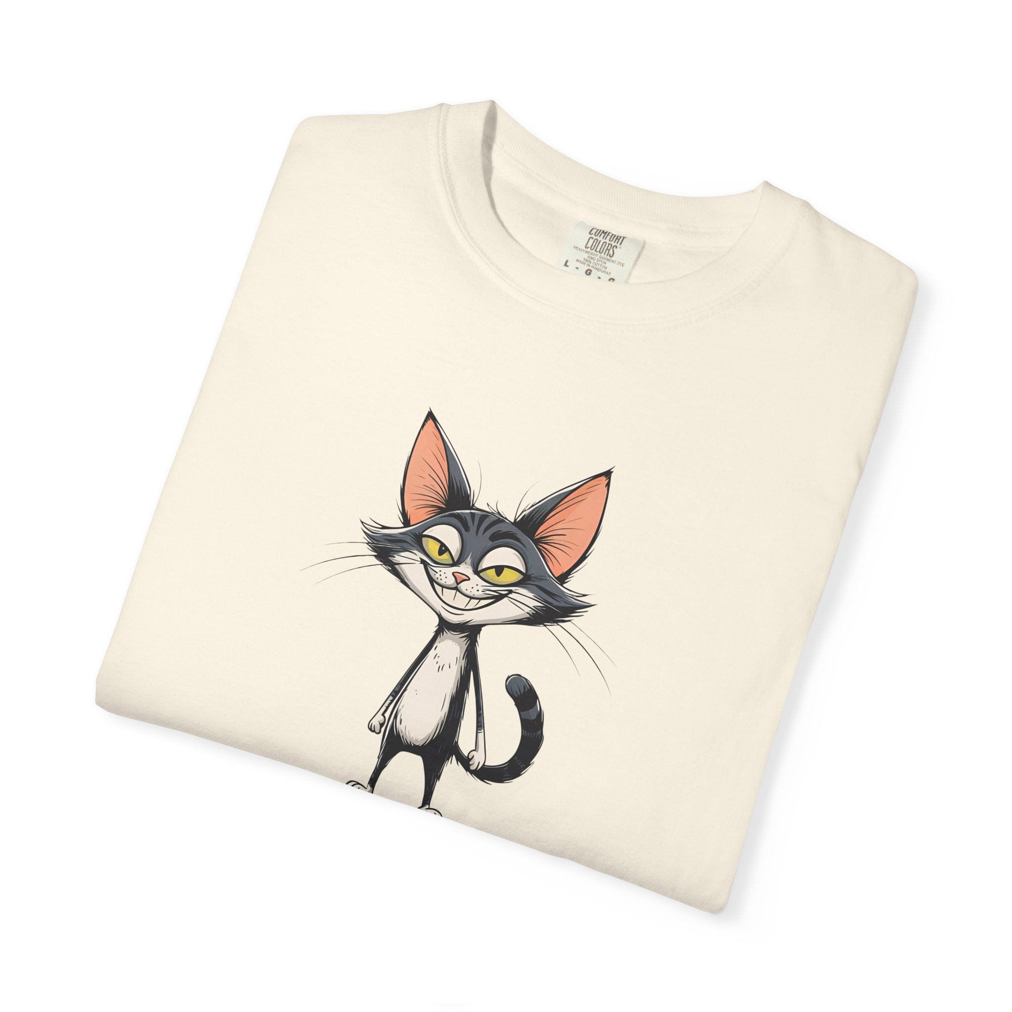 Smiling Cat Unisex T-Shirt | Funny Cat Tee - Clothing, T-shirts - EpiAl's Shop