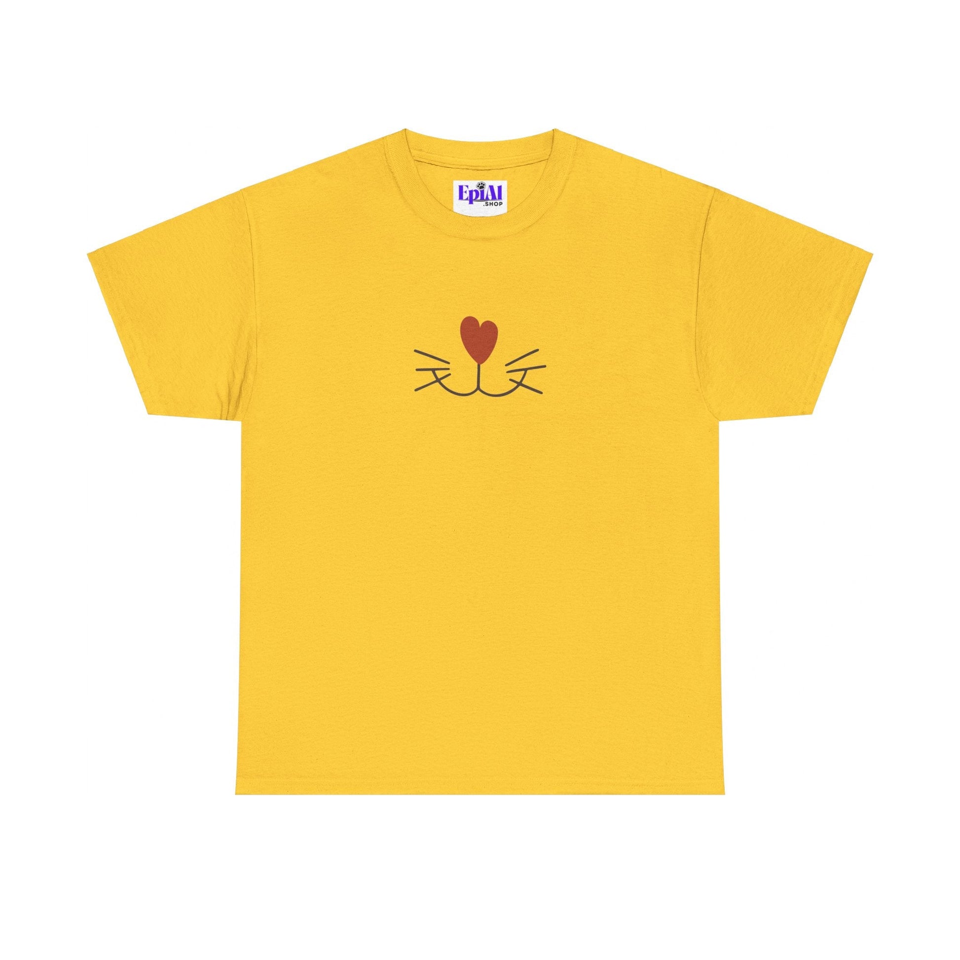 Smily Kitty Unisex Heavy Cotton Tee - T - Shirt - Epileptic Al’s Shop