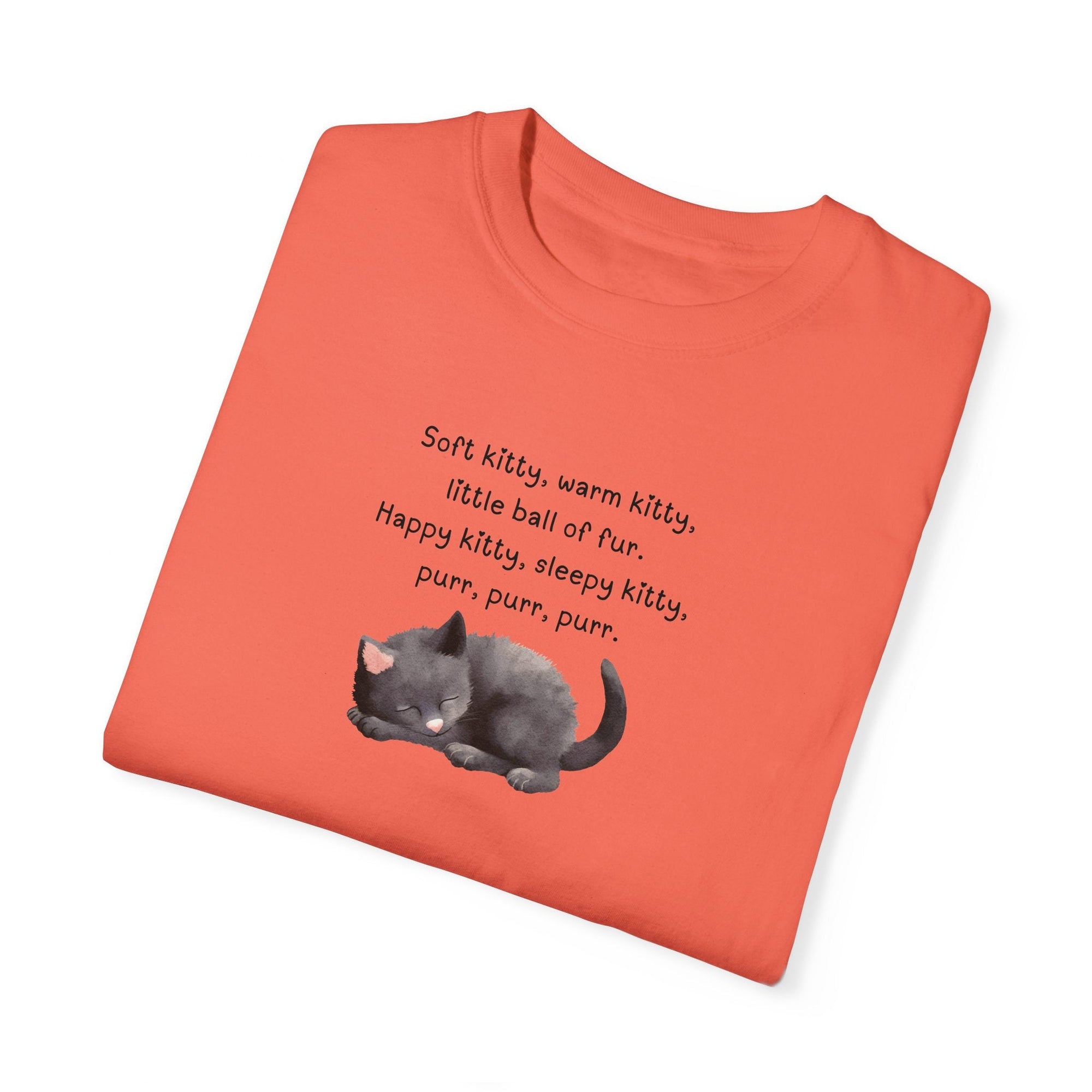 Soft Kitty Warm Kitty Unisex Garment - Dyed T - shirt - T - Shirt - Epileptic Al’s Shop