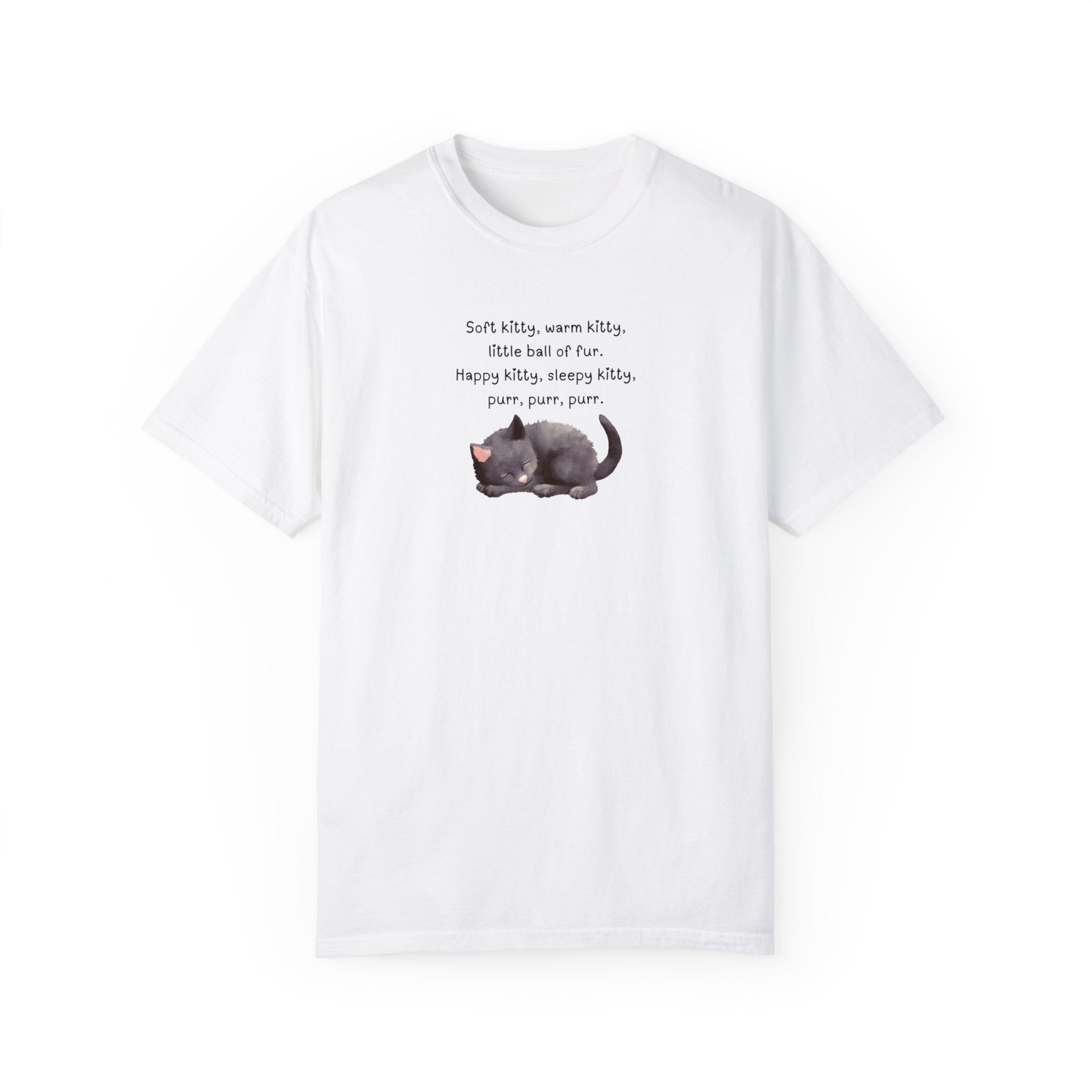 Soft Kitty Warm Kitty Unisex Garment - Dyed T - shirt - T - Shirt - Epileptic Al’s Shop