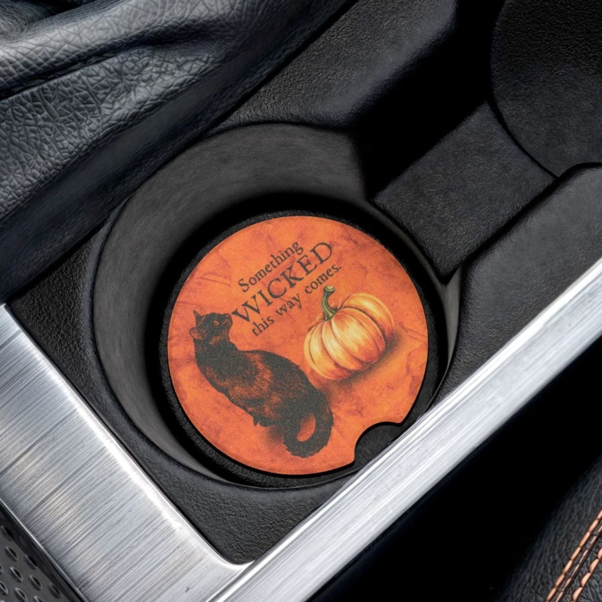 Something Wicked Soapstone Car Coaster - Home Decor - EpiAl's Shop