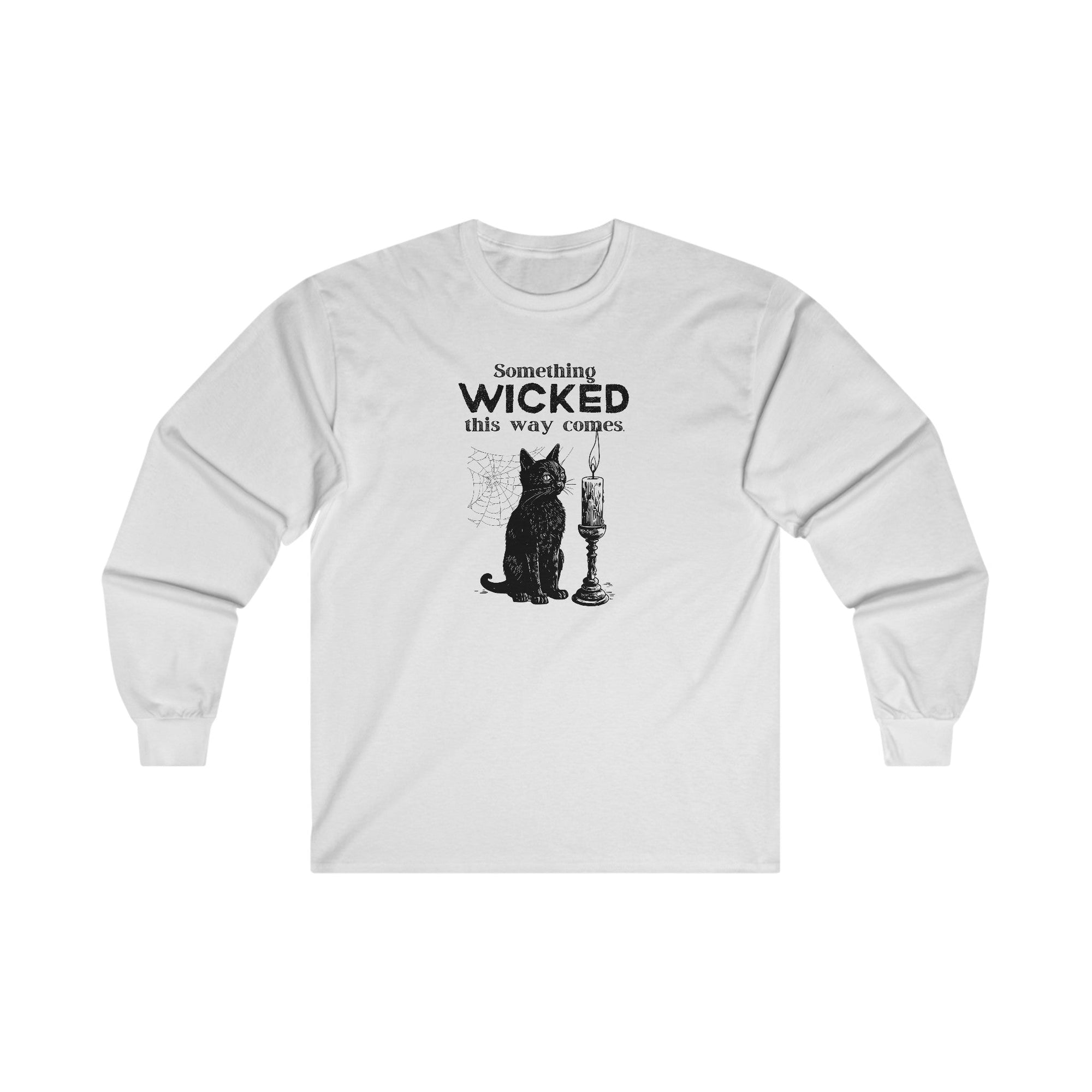 Something Wicked Unisex Ultra Cotton Long Sleeve Tee - Long - sleeve - Epileptic Al’s Shop