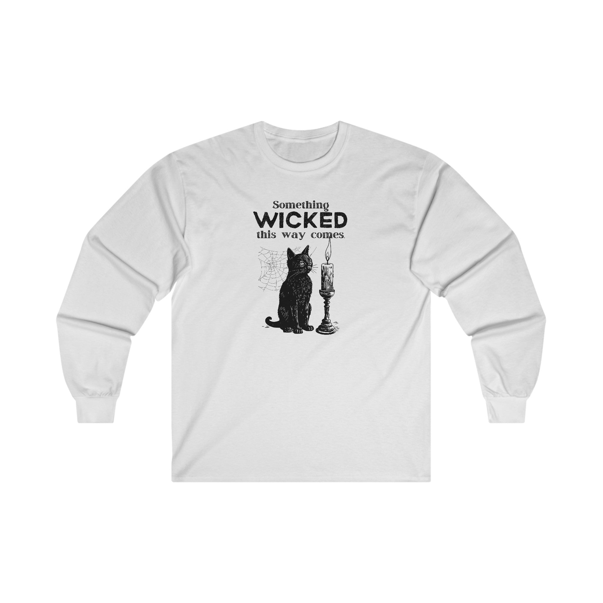 Something Wicked Unisex Ultra Cotton Long Sleeve Tee - Long - sleeve - Epileptic Al’s Shop
