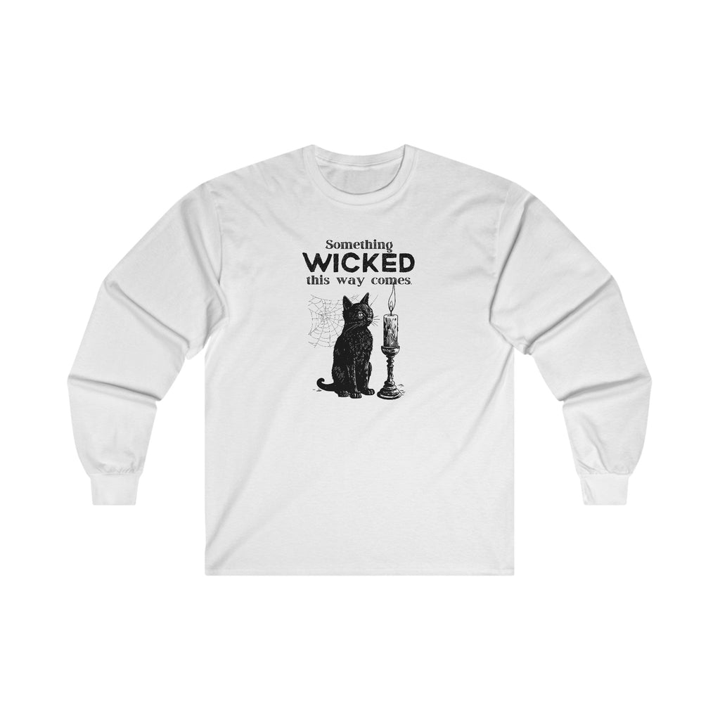 Something Wicked Unisex Ultra Cotton Long Sleeve Tee - Long - sleeve - Epileptic Al’s Shop