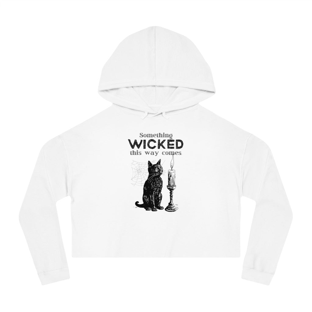 Something Wicked Women's Cropped Hooded Sweatshirt - Hoodie - EpiAl's Shop